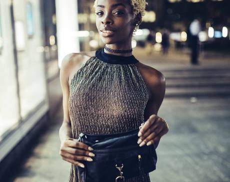 Tenue de soirée chic pour femme