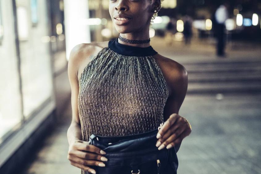 Tenue de soirée chic pour femme